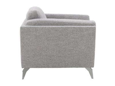 light grey Upholstered Armchair Lansing Collection product image by CorLiving#color_lansing-light-grey