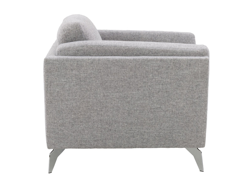 light grey Upholstered Armchair Lansing Collection product image by CorLiving