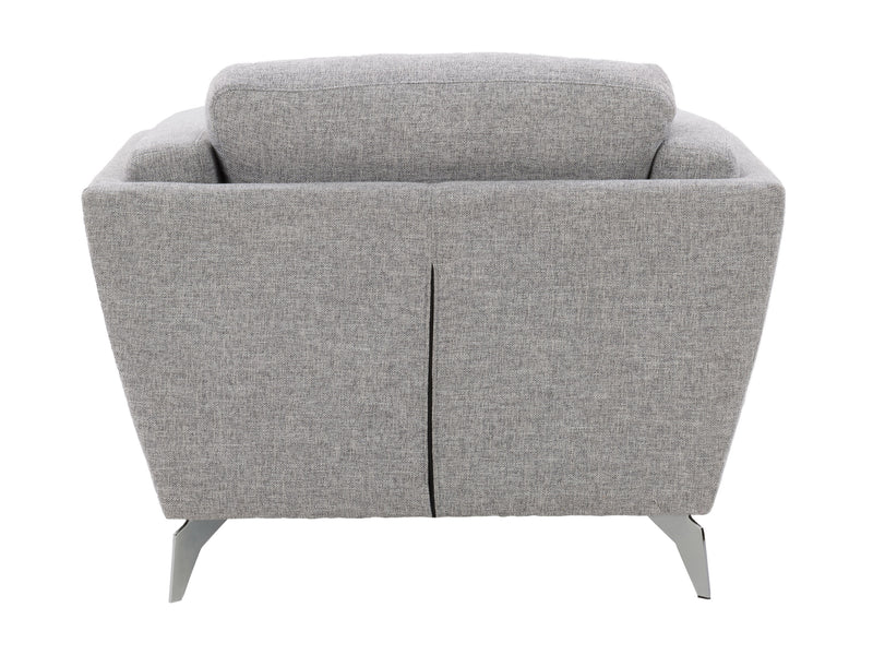 light grey Upholstered Armchair Lansing Collection product image by CorLiving