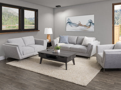 light grey 2 Seat Sofa Loveseat Lansing Collection lifestyle scene by CorLiving#color_light-grey