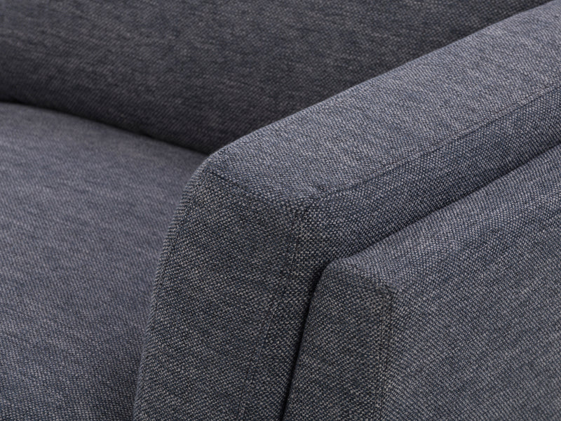 deep blue L Shaped Sofa, Left Facing Lansing Collection detail image by CorLiving