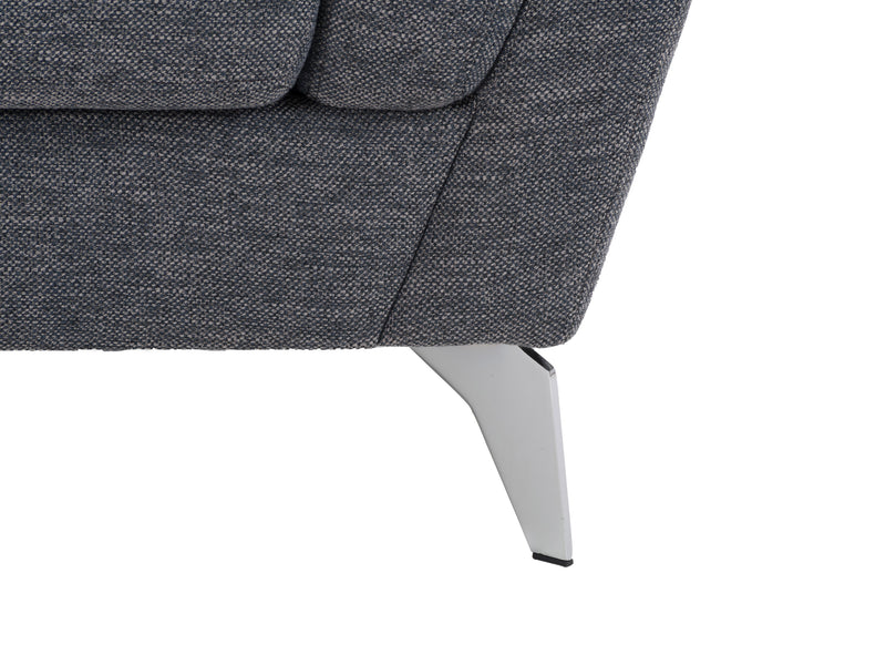 deep blue Upholstered Armchair Lansing Collection detail image by CorLiving