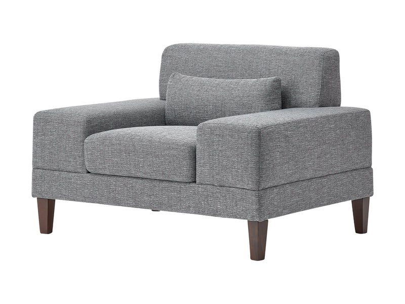 grey Wide Armchair Ava Collection product image by CorLiving