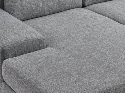 grey Modern Sectional Sofa, Right Facing Ava Collection detail image by CorLiving#color_grey
