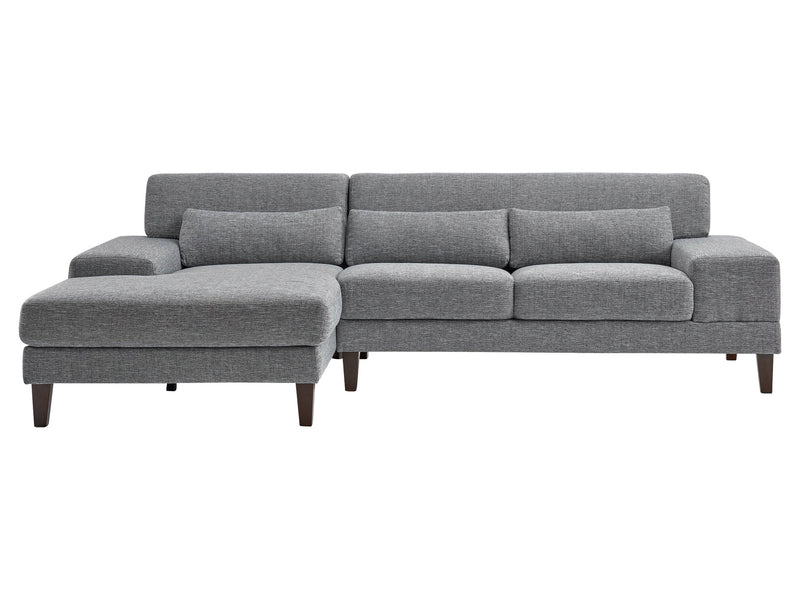 grey Modern Sectional Sofa, Right Facing Ava Collection product image by CorLiving