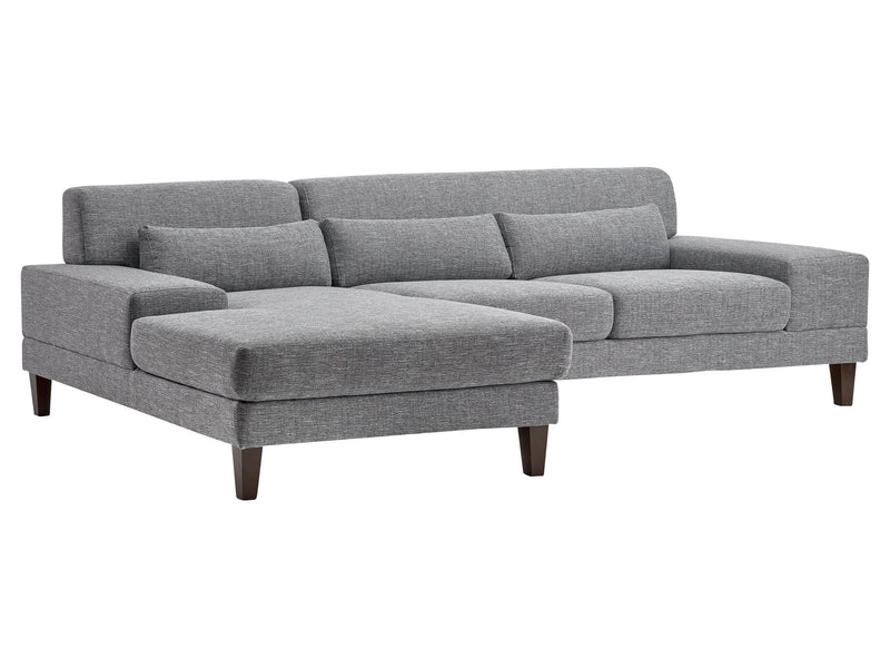 grey Modern Sectional Sofa, Right Facing Ava Collection product image by CorLiving
