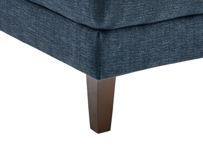 blue Modern Sectional Sofa, Right Facing Ava Collection detail image by CorLiving#color_blue