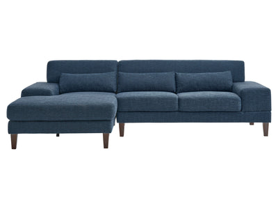 blue Modern Sectional Sofa, Right Facing Ava Collection product image by CorLiving#color_blue