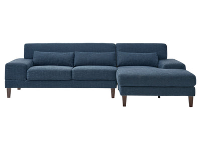 blue Modern Sectional Sofa, Left Facing Ava Collection product image by CorLiving#color_blue