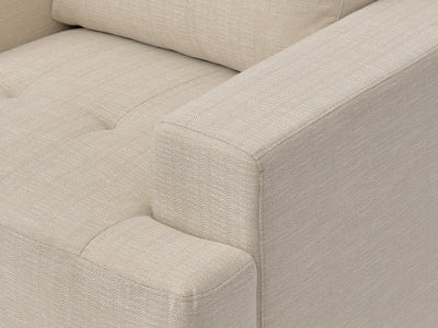 beige Mid Century Armchair Madelyn Collection detail image by CorLiving#color_madelyn-beige