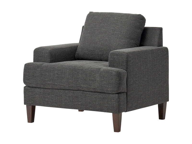 dark grey Mid Century Armchair Madelyn Collection product image by CorLiving