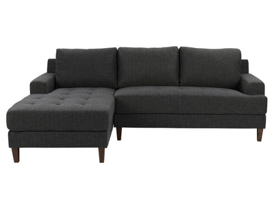dark grey L Shaped Couch, Right Facing Madelyn Collection product image by CorLiving#color_dark-grey