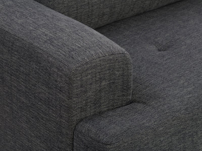 dark grey L Shaped Couch, Left Facing Madelyn Collection detail image by CorLiving#color_dark-grey