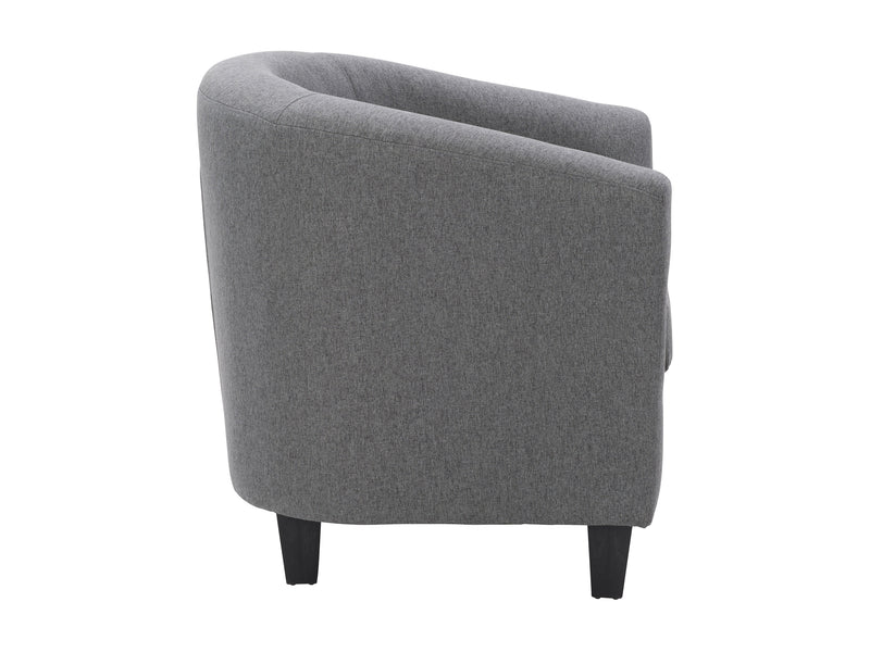 grey Tub Chair Elewood Collection product image by CorLiving