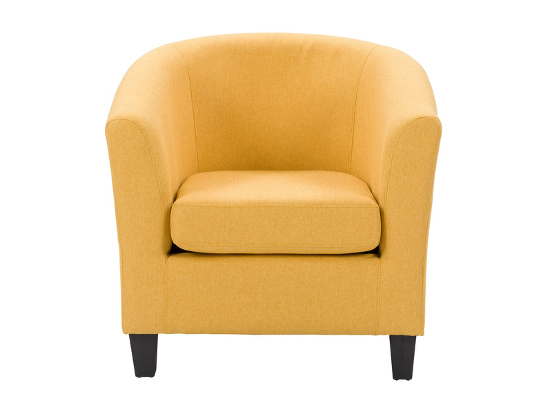 yellow Tub Chair Elewood Collection product image by CorLiving