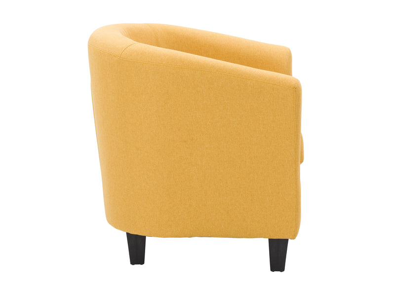 yellow Tub Chair Elewood Collection product image by CorLiving