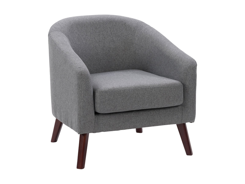 grey Tub Chair Eliza Collection product image by CorLiving