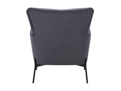 grey Modern Wingback Chair Eliana Collection product image by CorLiving#color_eliana-grey