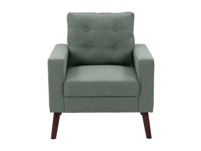 green Tufted Accent Chair Lyla Collection product image by CorLiving#color_lyla-green