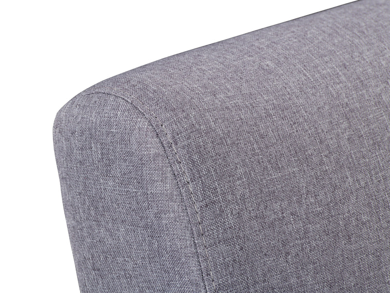 light grey Wood Armchair Greyson Collection detail image by CorLiving