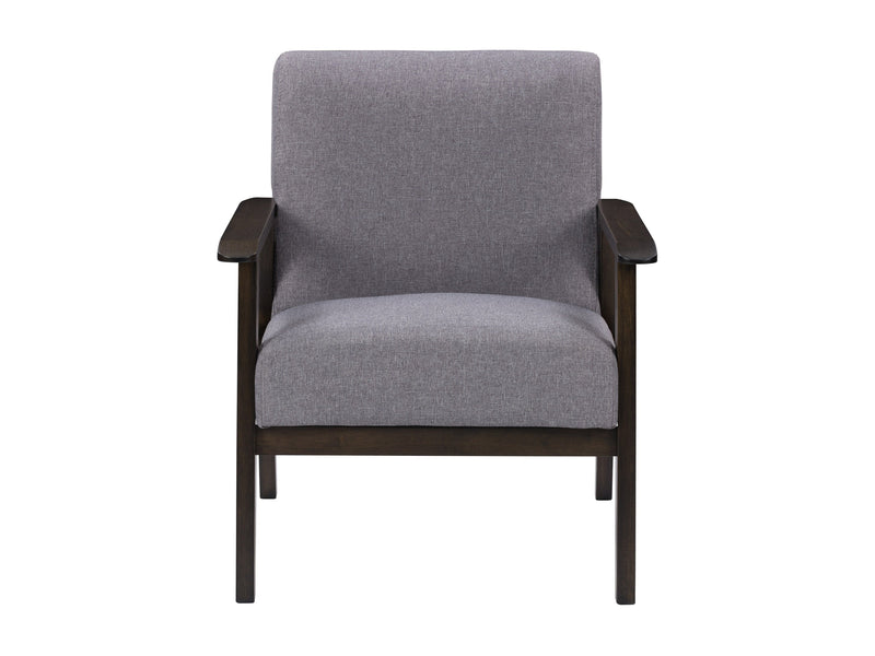 light grey Wood Armchair Greyson Collection product image by CorLiving