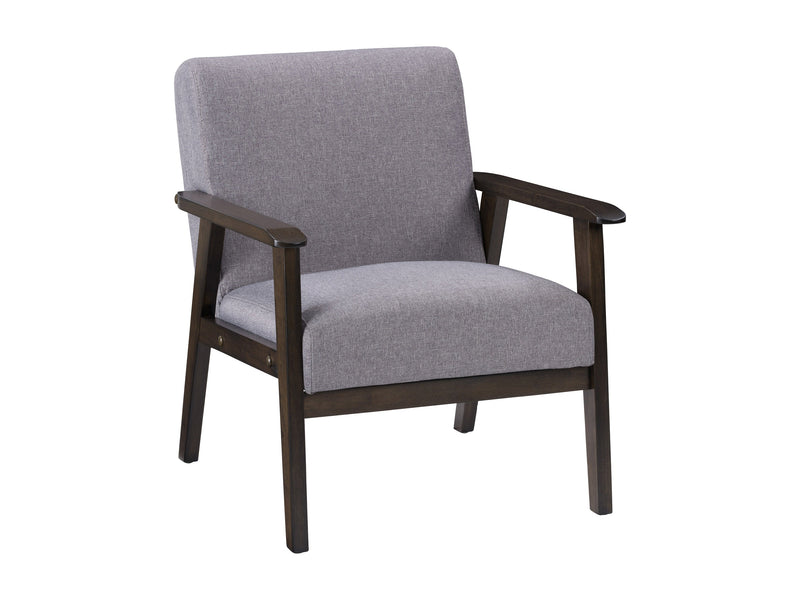 light grey Wood Armchair Greyson Collection product image by CorLiving