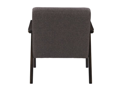 charcoal brown Wood Armchair Greyson Collection product image by CorLiving#color_greyson-brown