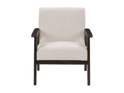 beige Wood Armchair Greyson Collection product image by CorLiving#color_greyson-beige