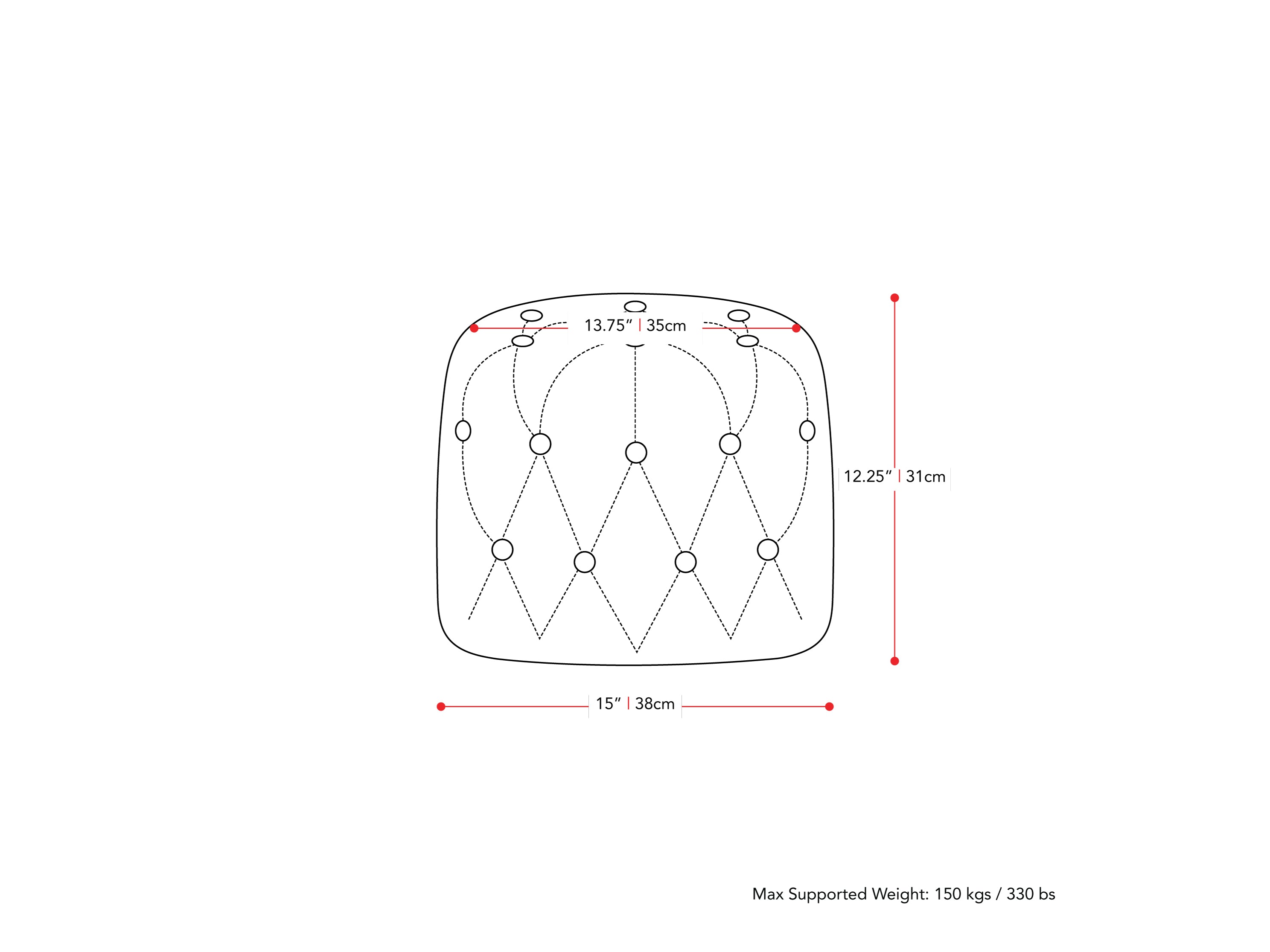 blue Velvet Accent Chair with pouf Lynwood Collection measurements diagram by CorLiving#color_blue