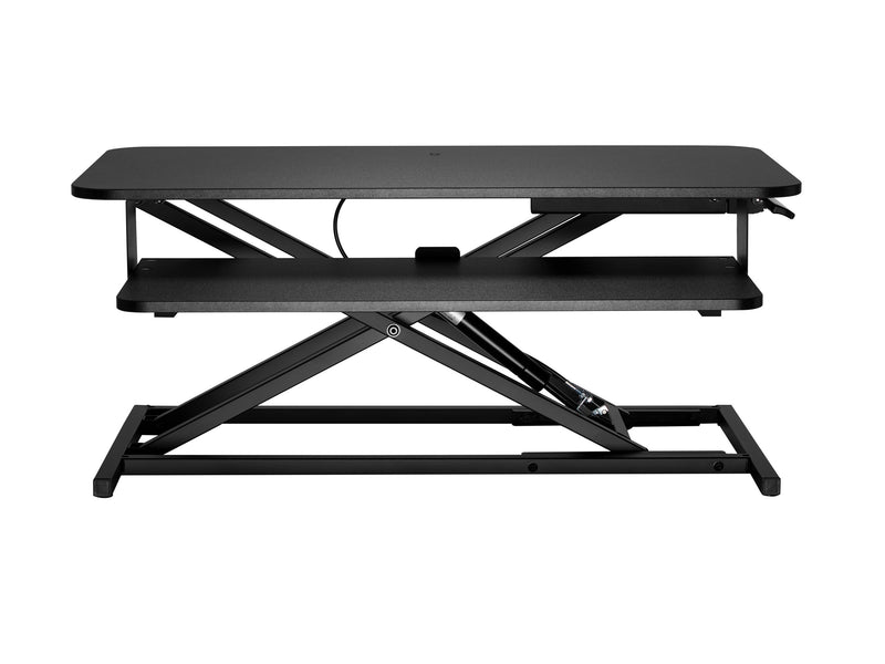black Standing Desk Converter Workspace Collection product image by CorLiving