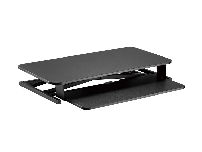black Standing Desk Converter Workspace Collection product image by CorLiving