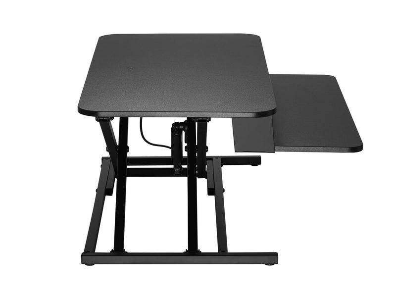 black Standing Desk Converter Workspace Collection product image by CorLiving