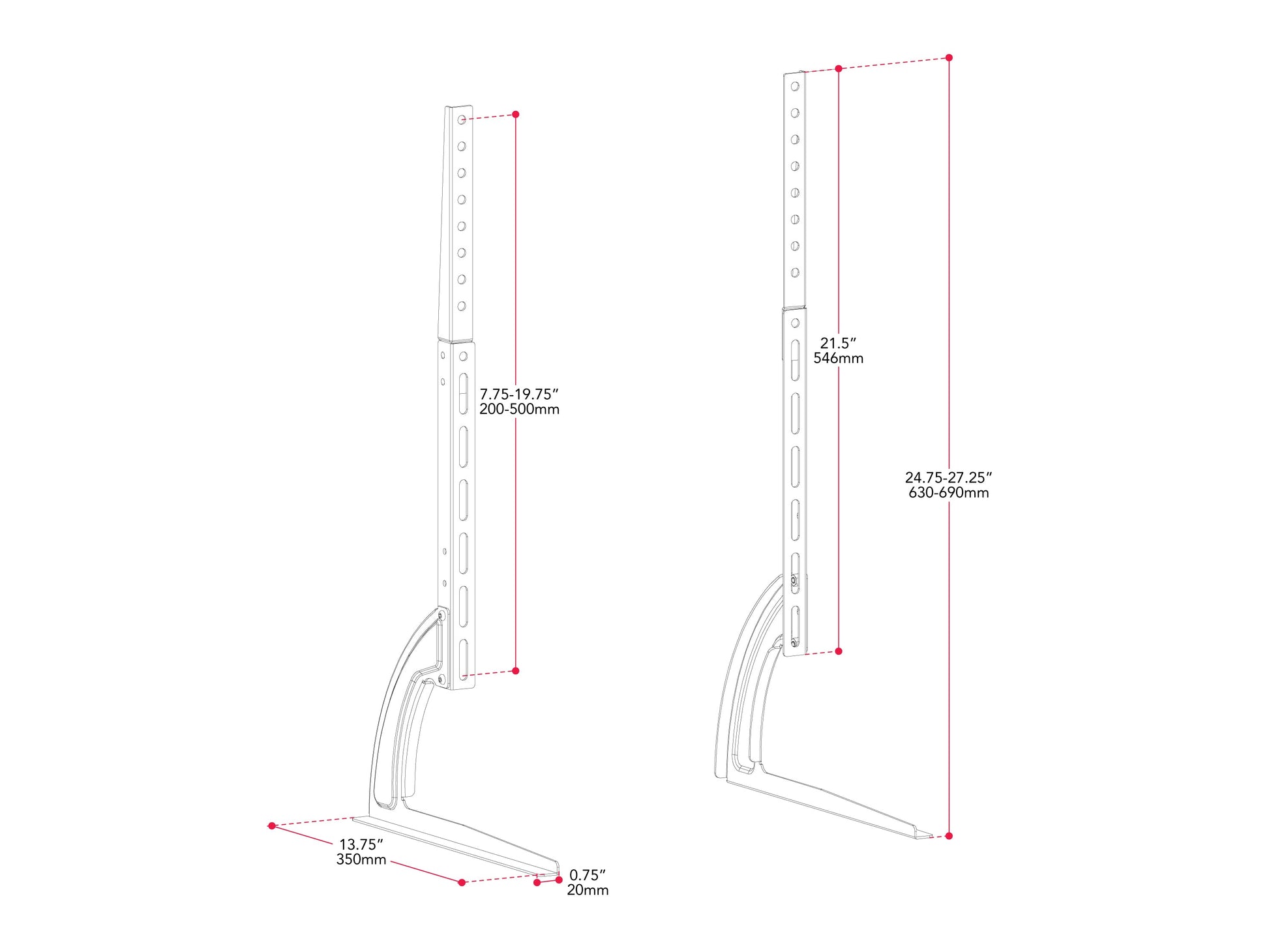 Modern black TV base stand with sleek metal frame, tempered glass shelves, and cable management system, suitable for TVs up to 70 inches. Contemporary design with sturdy construction and minimalist aesthetic.