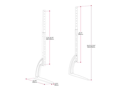 Base Stand for TV's up to 70"