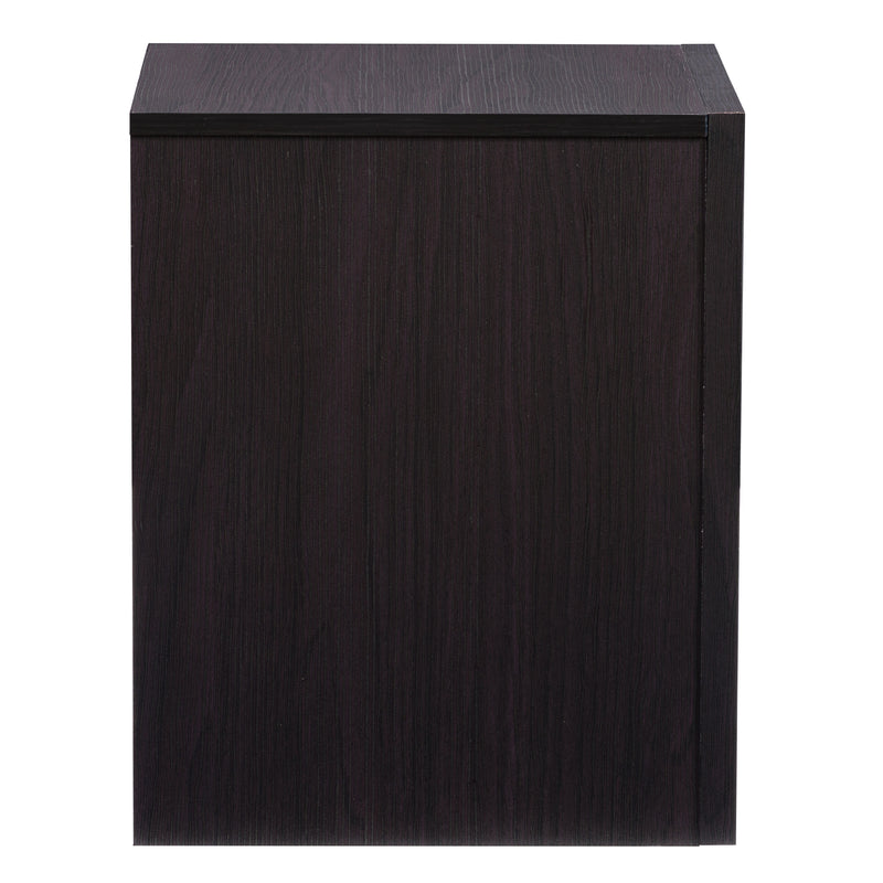 black oak Mid Century Modern Night Stand Newport Collection product image by CorLiving