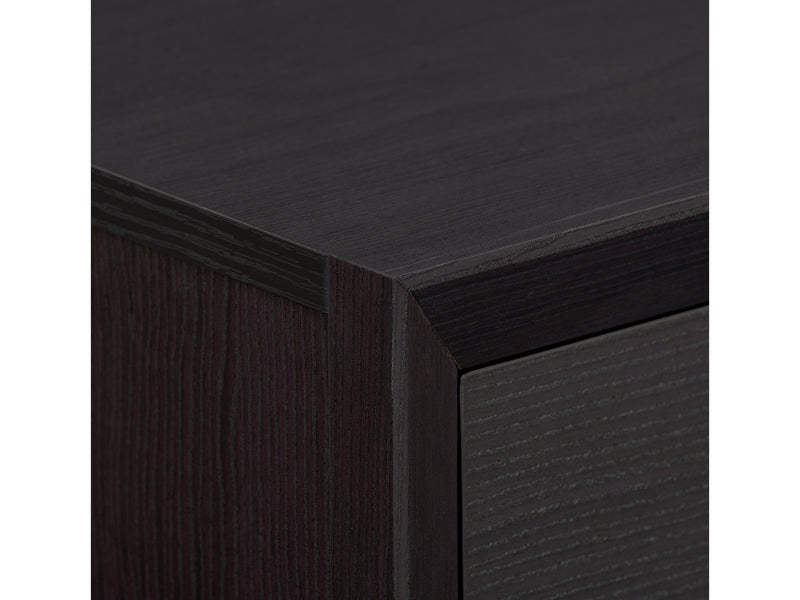 black oak Tall Bedroom Dresser Newport Collection detail image by CorLiving