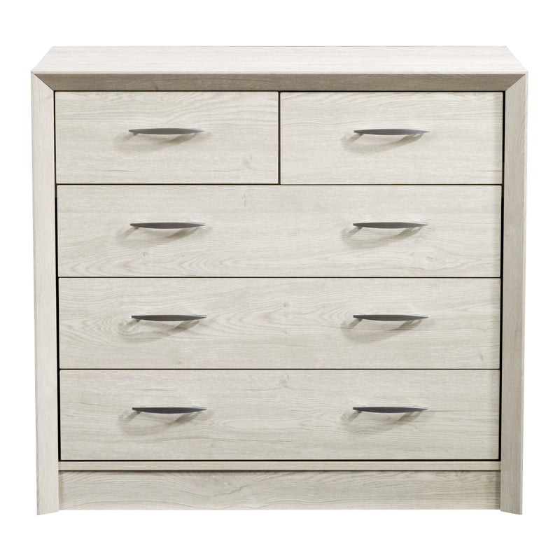 white washed oak Mid Century Modern Dresser Newport Collection product image by CorLiving