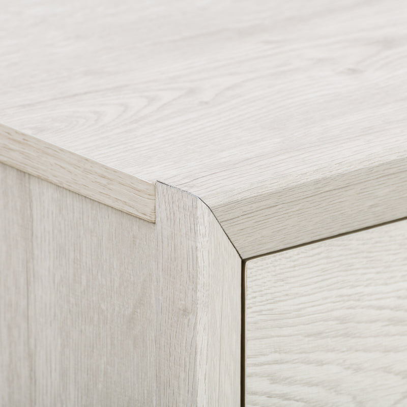 white washed oak Mid Century Modern Night Stand Newport Collection detail image by CorLiving