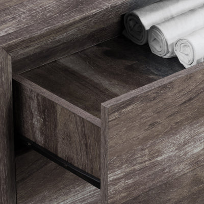 brown washed oak Mid Century Modern Night Stand Newport Collection detail image by CorLiving#color_brown-washed-oak