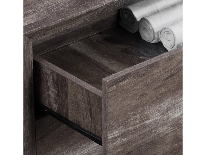 grey washed oak Tall Bedroom Dresser Newport Collection detail image by CorLiving