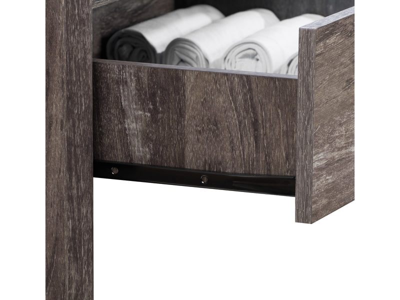 grey washed oak Tall Bedroom Dresser Newport Collection detail image by CorLiving