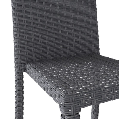 charcoal grey Dining Chairs 2pc Brisbane Collection detail image by CorLiving#color_distressed-charcoal-grey
