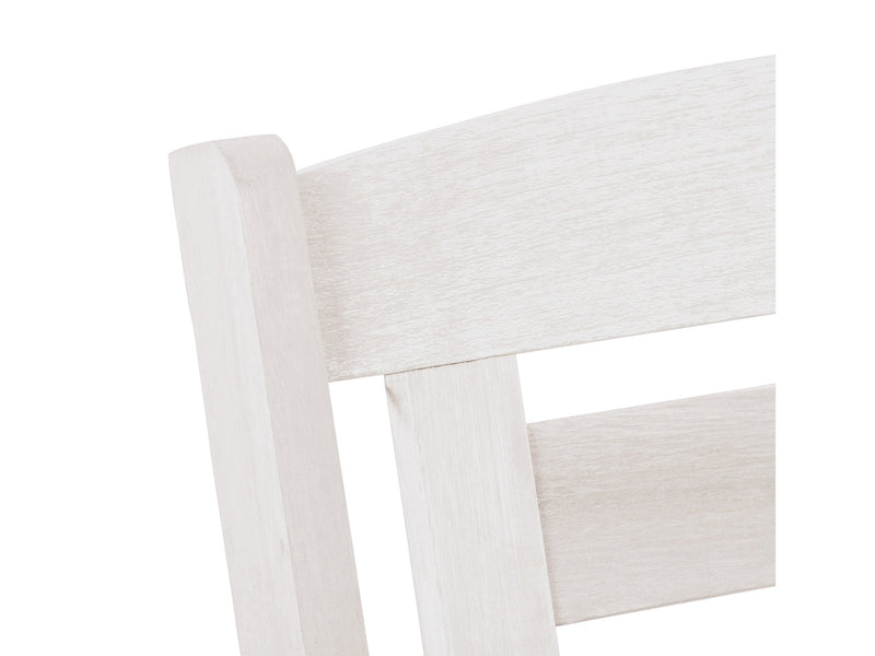 white and navy blue Wooden Bar Stools, Set of 2 Miramar Collection detail image by CorLiving