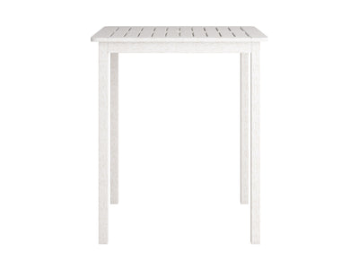 white Outdoor Bar Height Table Miramar Collection product image by CorLiving#color_miramar-washed-white