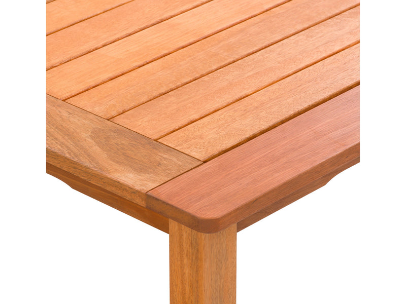 brown Outdoor Wood Dining Table Miramar Collection detail image by CorLiving