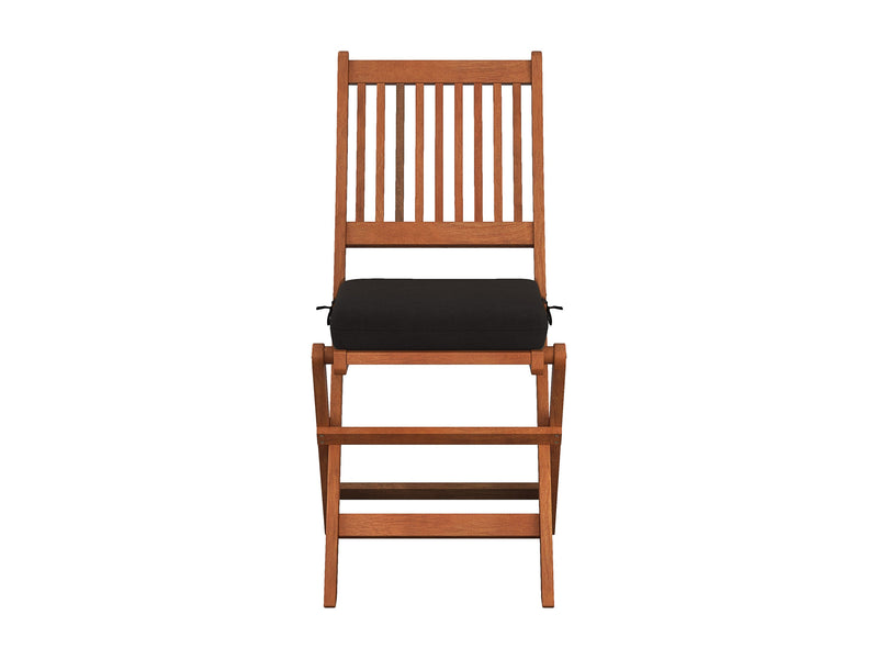Miramar Brown Outdoor Wood Folding Chairs, Set of 2 Miramar Collection product image by CorLiving