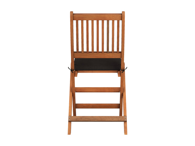 Miramar Brown Outdoor Wood Folding Chairs, Set of 2 Miramar Collection product image by CorLiving