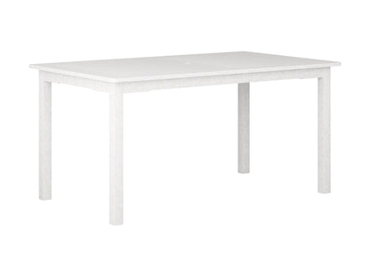 Black metal patio dining set with six cushioned chairs and a rectangular glass table, featuring a sleek design and weather-resistant materials, perfect for outdoor dining and entertaining.