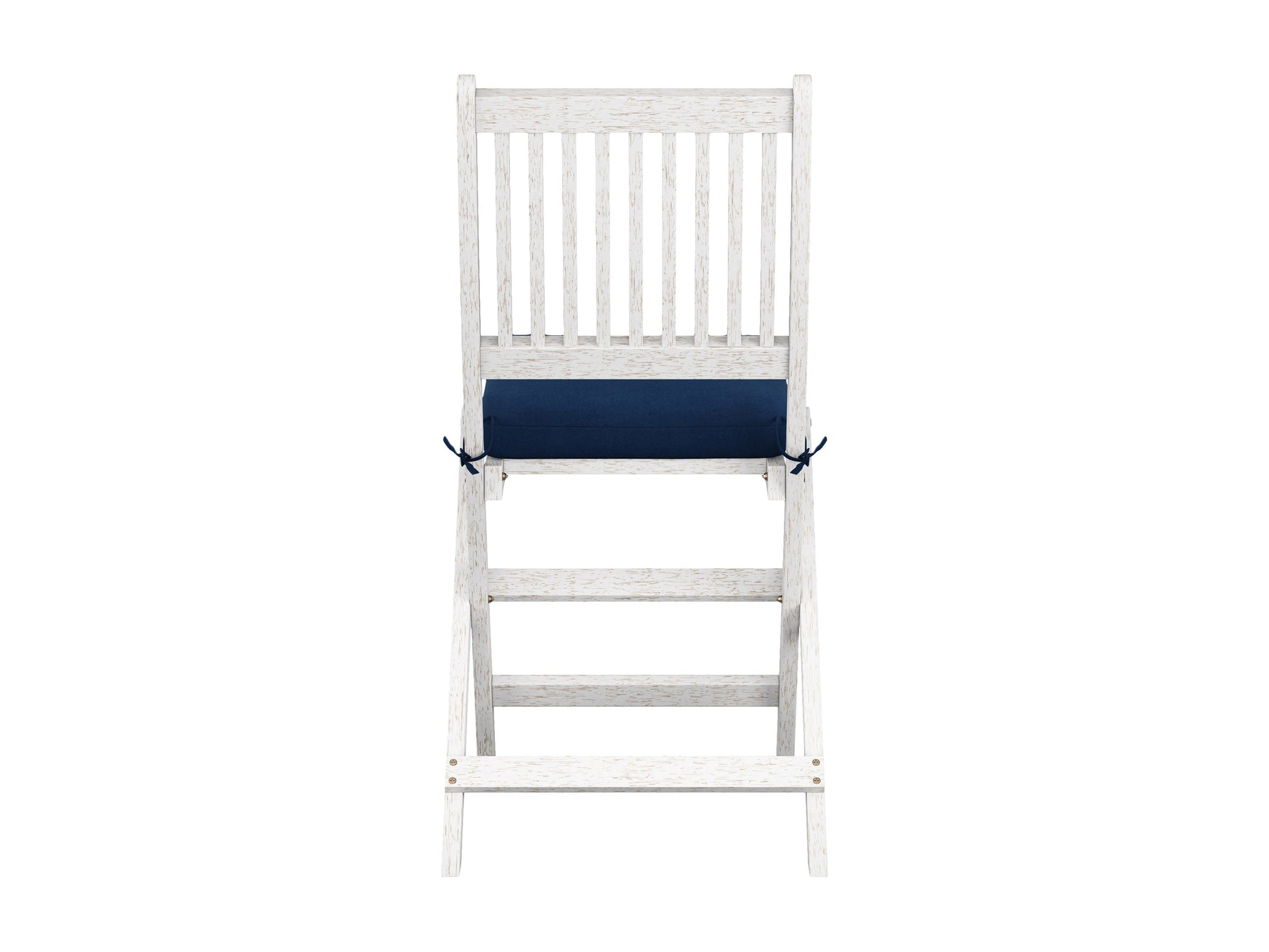 Set of 2 outdoor wood folding patio chairs with slatted backrests and seats, natural brown finish, and sturdy metal hinges. Ideal for garden, deck, or balcony seating. Durable, portable, and stylish.