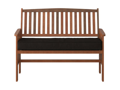 brown Wood Bench with Back Miramar Collection product image by CorLiving#color_miramar-brown